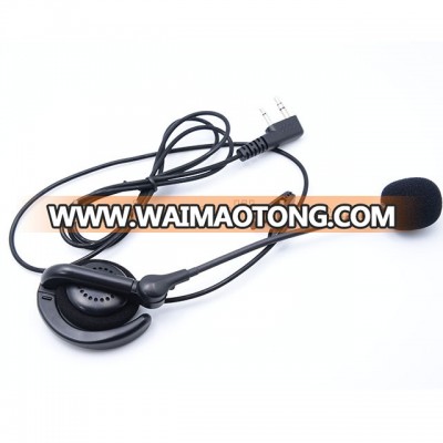 two way radio monaural earhook earphone for Walkie talkie